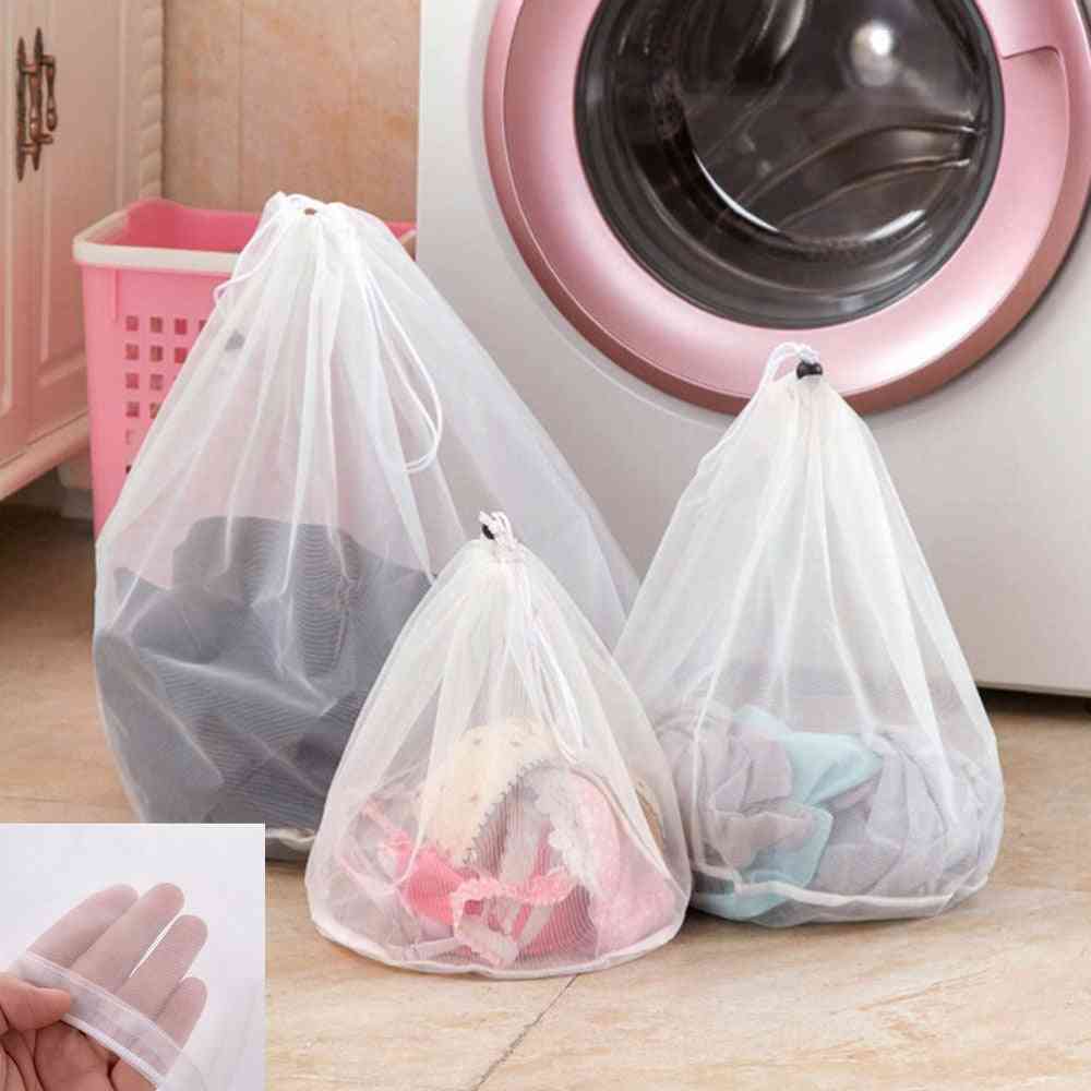 пране чанта за пране грижи за дрехи грижа сгъваема защитна мрежа