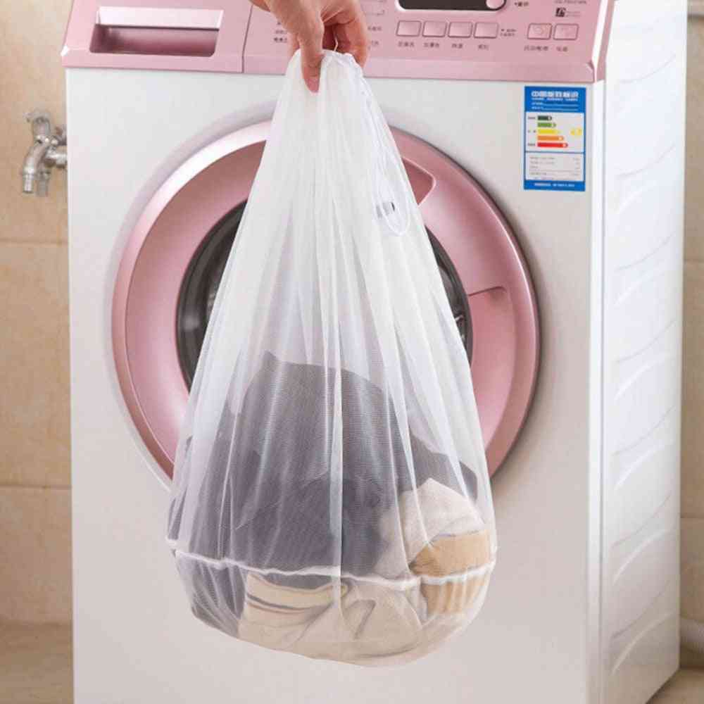 пране чанта за пране грижи за дрехи грижа сгъваема защитна мрежа