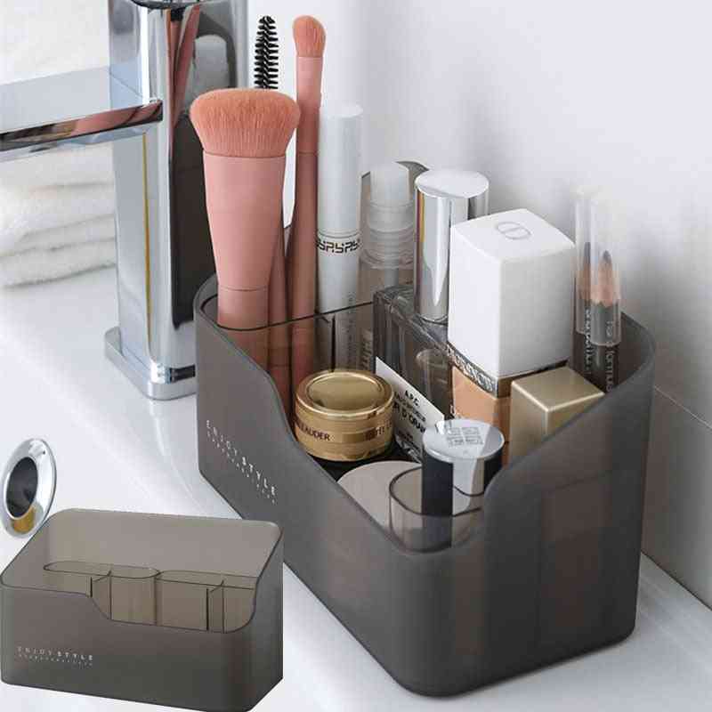 Plastic Makeup Storage Box - Cosmetic Organizer