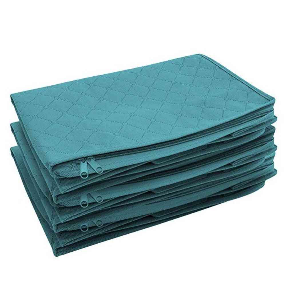 Non-woven Fabric, Folding Dirty Clothes, Collecting Case, Storage Box With Zipper Handles