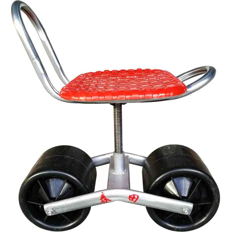 železno trdno orodje za vrtne vozičke, sajenje pobiralnega stolčka pu gobica sedežna blazinica