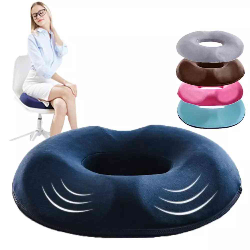 Komfort donut sædehynde sofa hukommelse skum anti hæmorider massage haleben pude