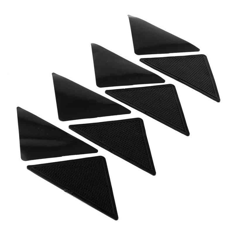 Pinças triangulares antiderrapantes para tapetes, fita de carpete anti-ondulação