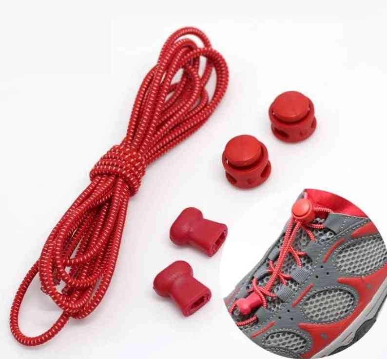 Elastic Round Locking No-tie Shoe Laces For Sneakers