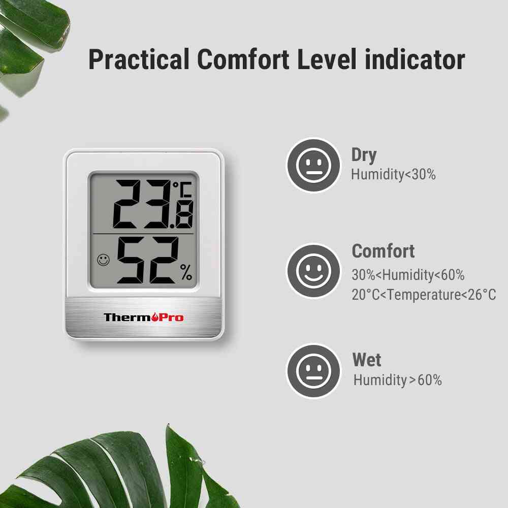 Mini Indoor Weather Station Thermometer