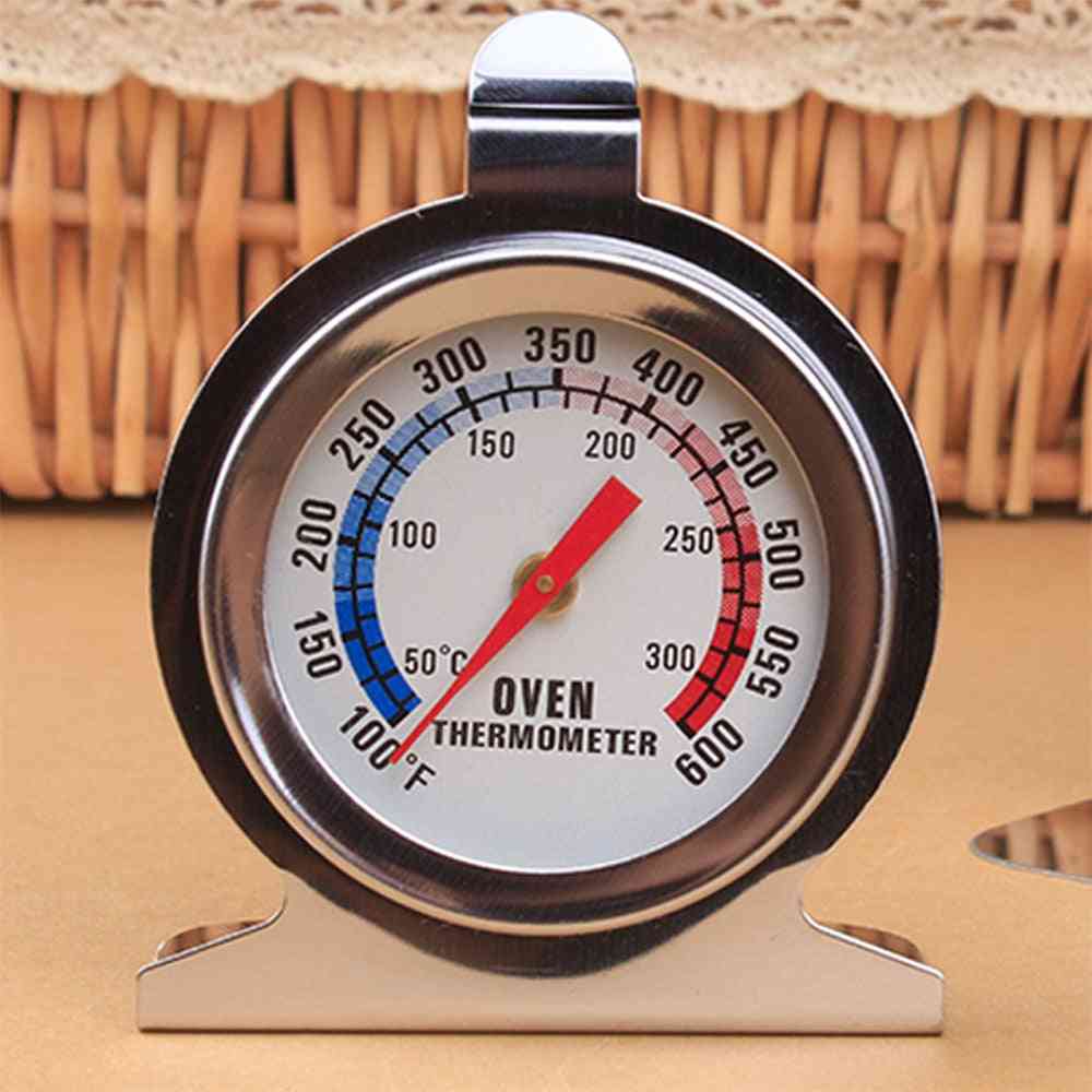 Rustfrit stål mad kød temperatur stand up dial, ovn termometer måler