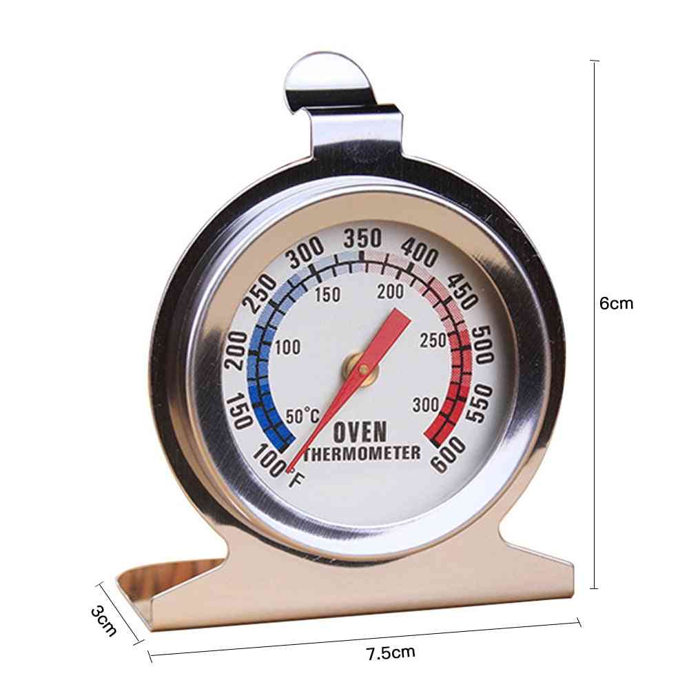 Stainless Steel Food Meat Temperature Stand Up Dial, Oven Thermometer Gauge