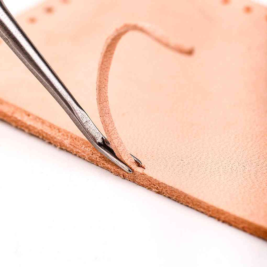 Hand Hand Stitching, U+v Shaped Groover Skiving Edge Beveler Tool Kit - Leather Craft Making