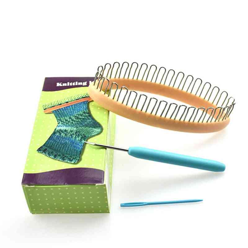 1 Set- Weaving Loom Crafts, Knitting Sock Scarf Hat Tools