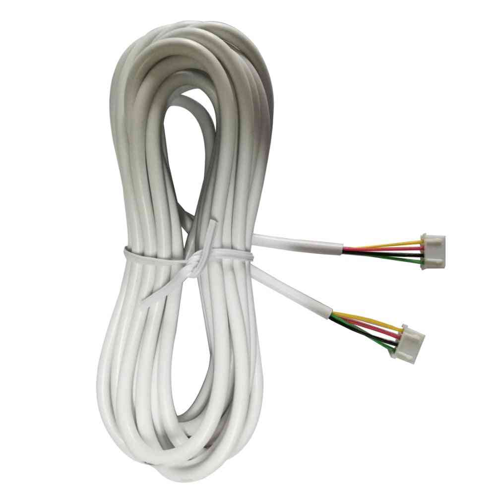 Cable de puerta con cable de 4 hilos para conexión de video por intercomunicador