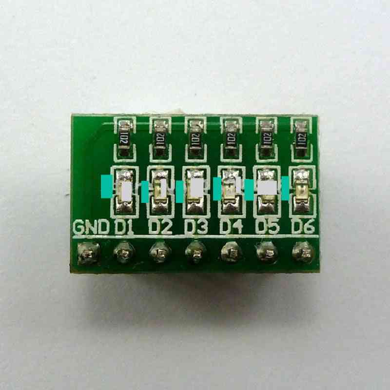 LED dioda pro rychlé prototypování DC 3,3 V/5-12 V a 6 bitů