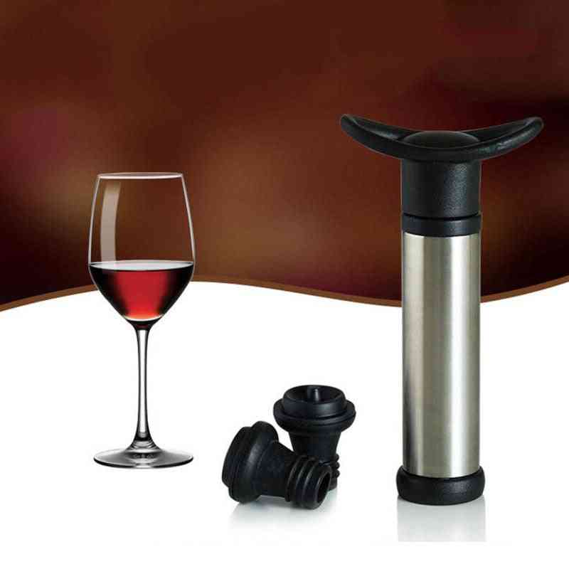 Wine Stopper With Vacuum Pump, Air Lock Aerator, Bottle Sealing