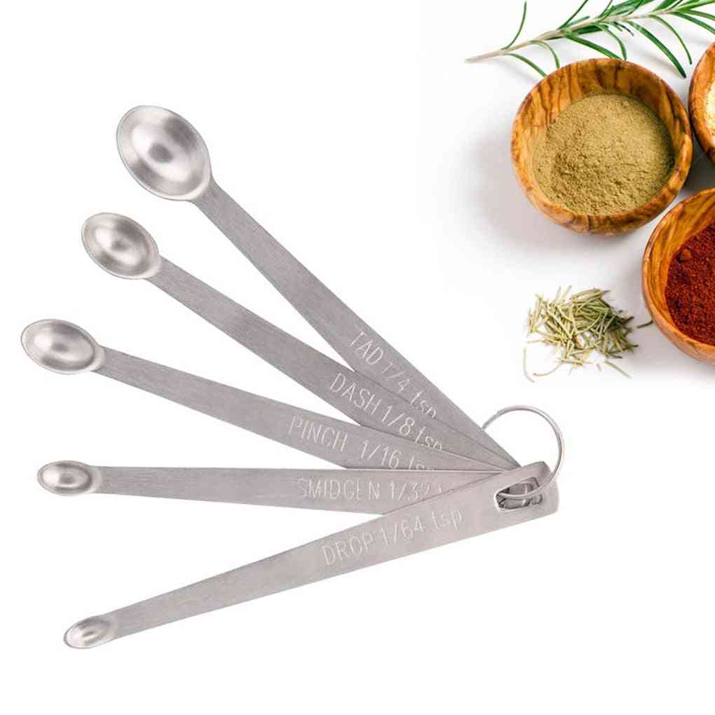 Stainless Steel- Small Coffee & Tea, Seasoning Measuring Spoon, Kitchen Tools