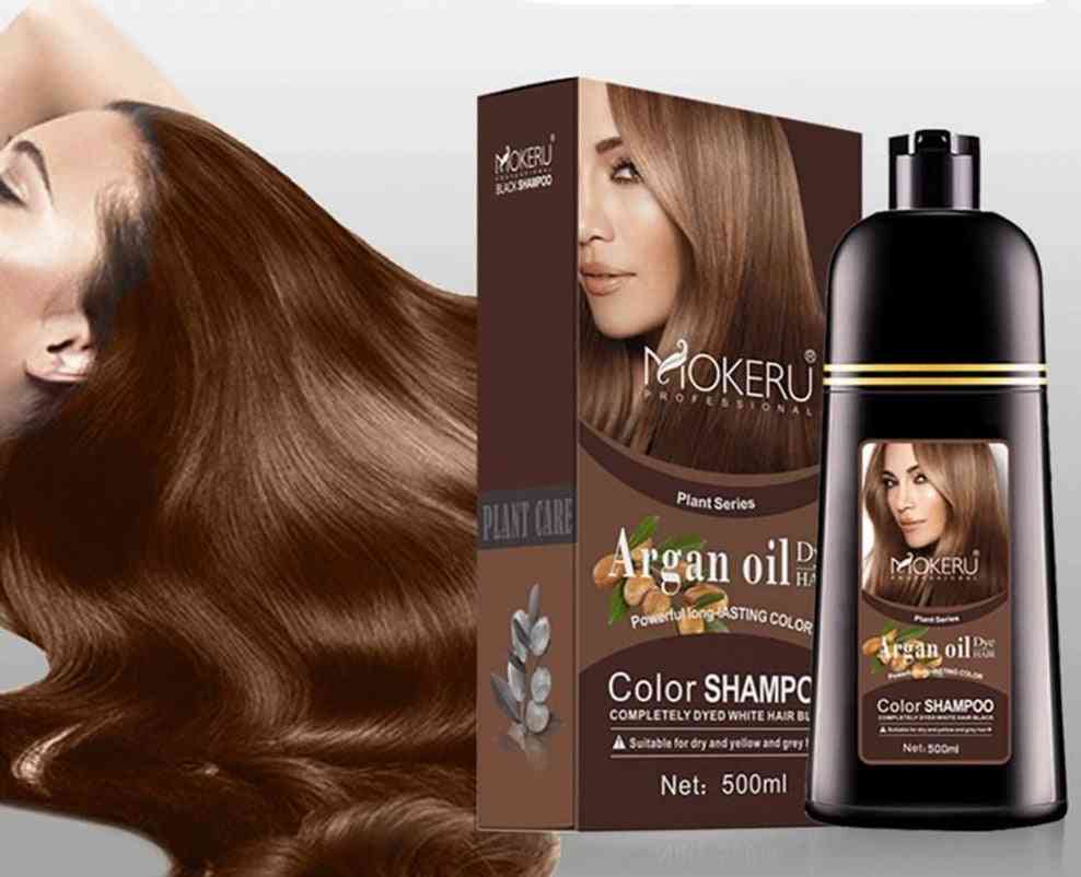 Essência de óleo, shampoo de tintura de creme instantâneo para o cabelo