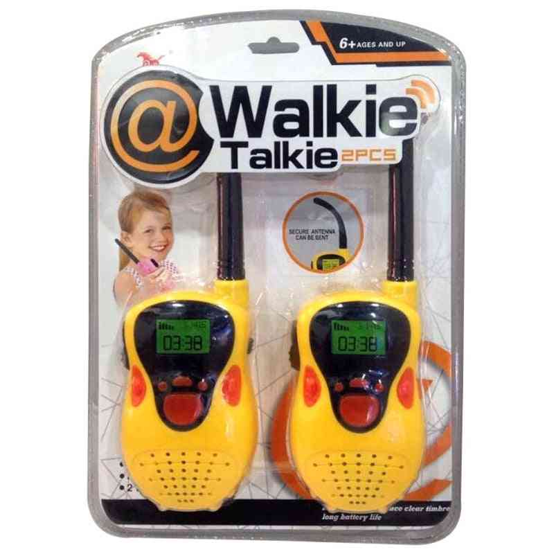 Mini hordozható kézi rádió, kültéri interphone, walkie talkie játék