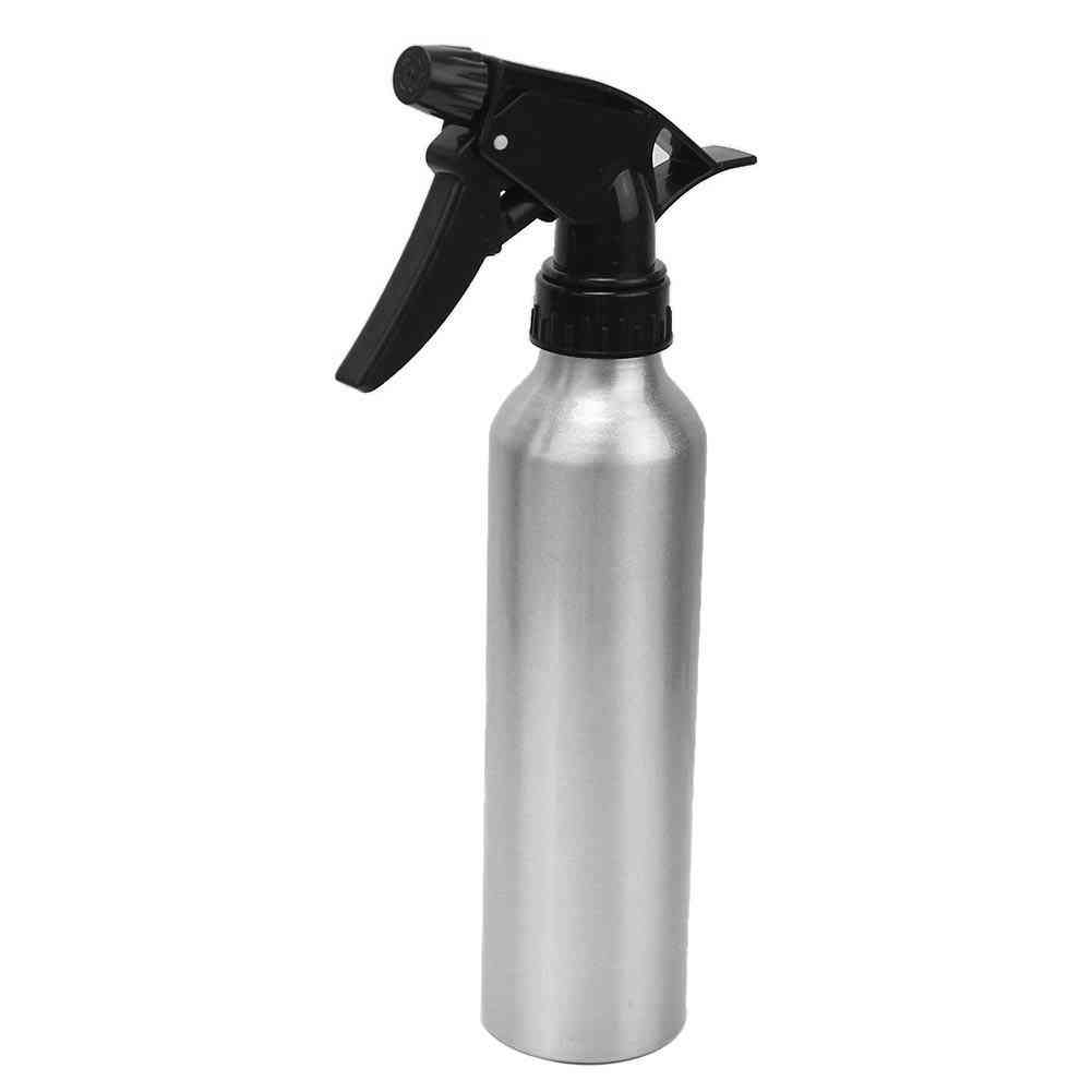 300ml- Aluminum Metal, Refillable Sprayer Bottle, Hairstyling Tool