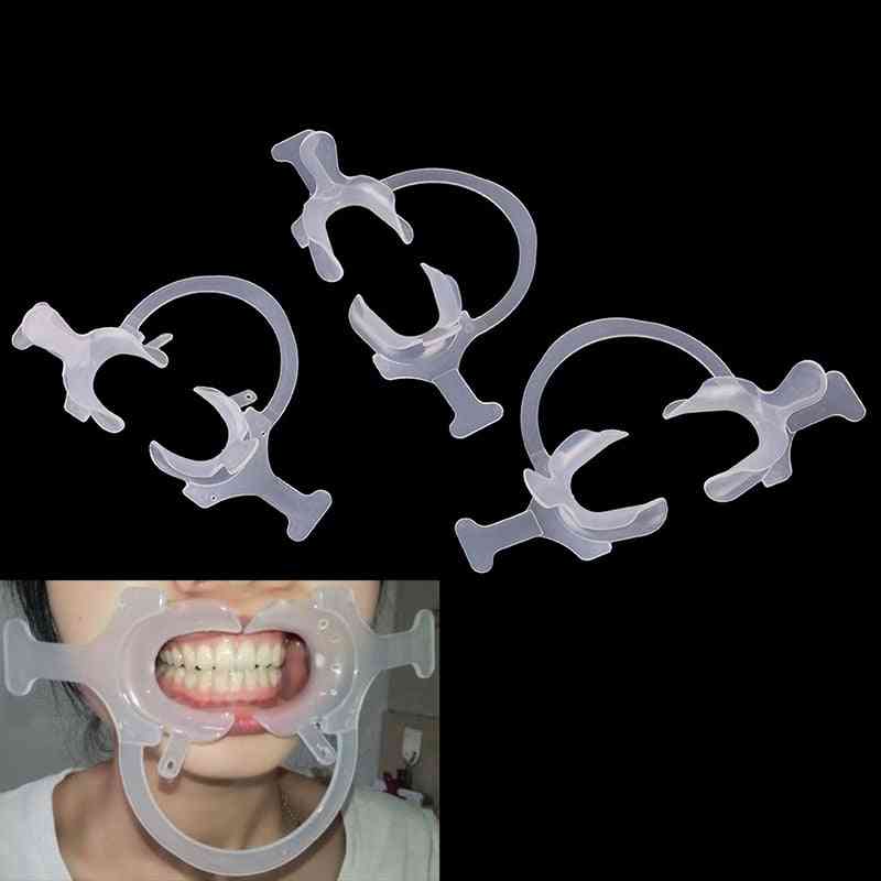 1pcs- Dental Material Orthodontic, C-type Transparent Tooth, Intraoral Retractor