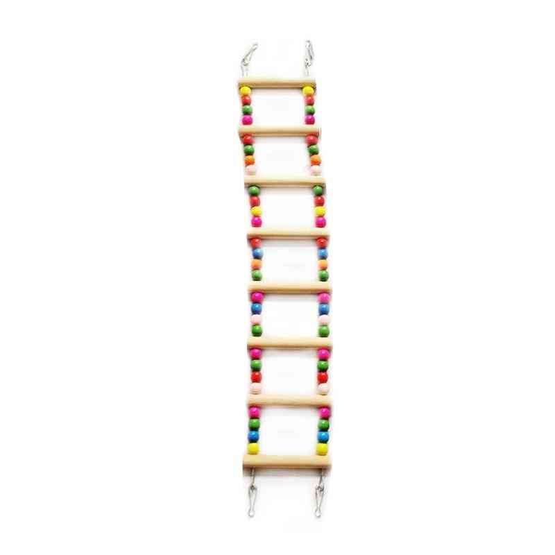 Bird Supplies Hanging Colorful Balls Climbing Ladder