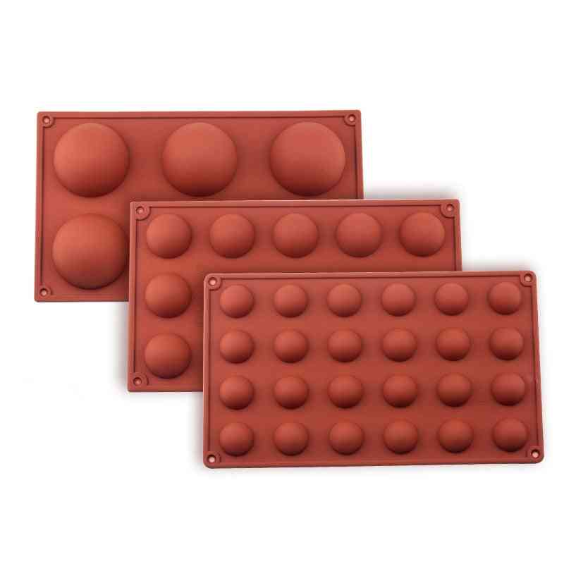 Ball Sphere Silicone Mold For Cake Pastry