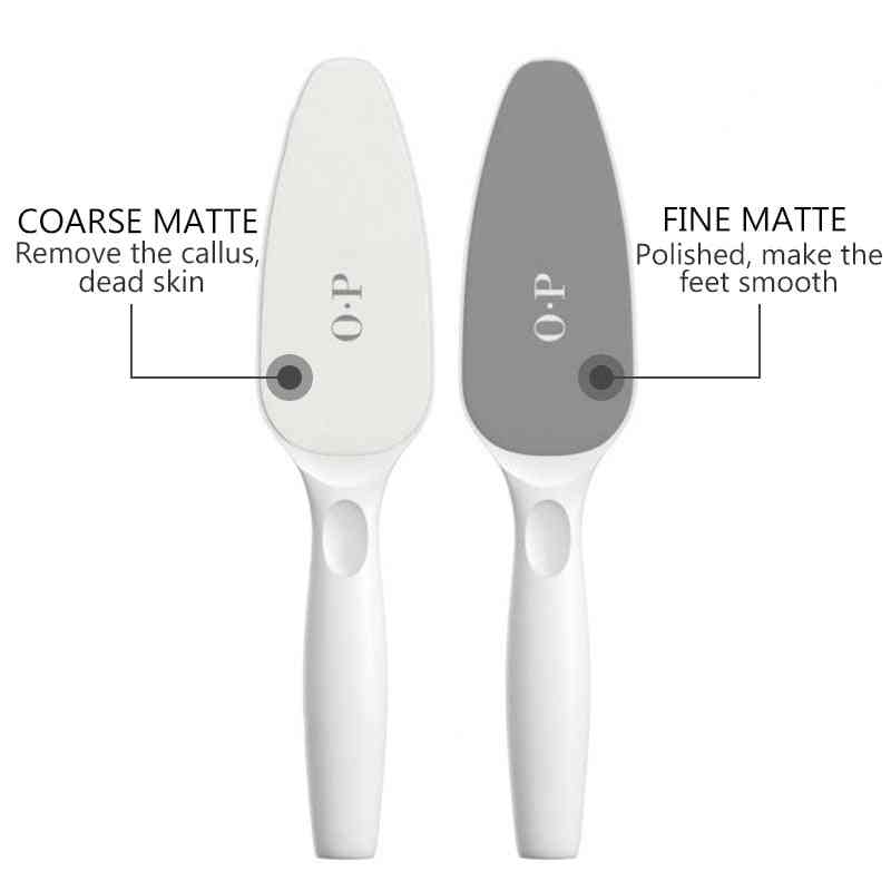 Double-sided Stone Foot Rasp Heel File, Hard Dead Skin Callus Remover
