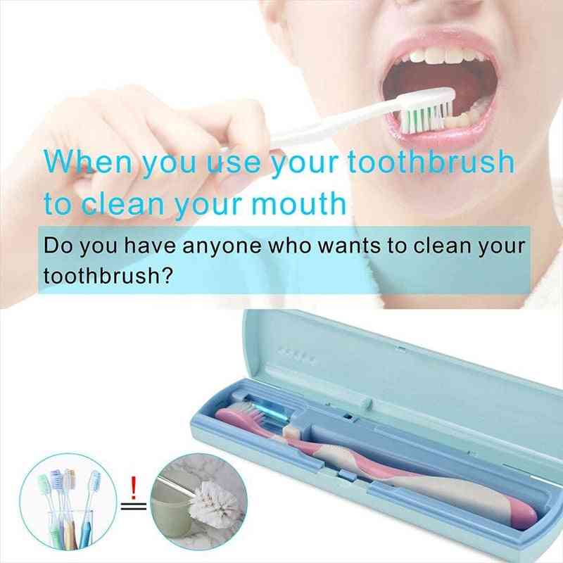 Usb Uv- Sterilizer Electric Toothbrush For Travel, Business Home