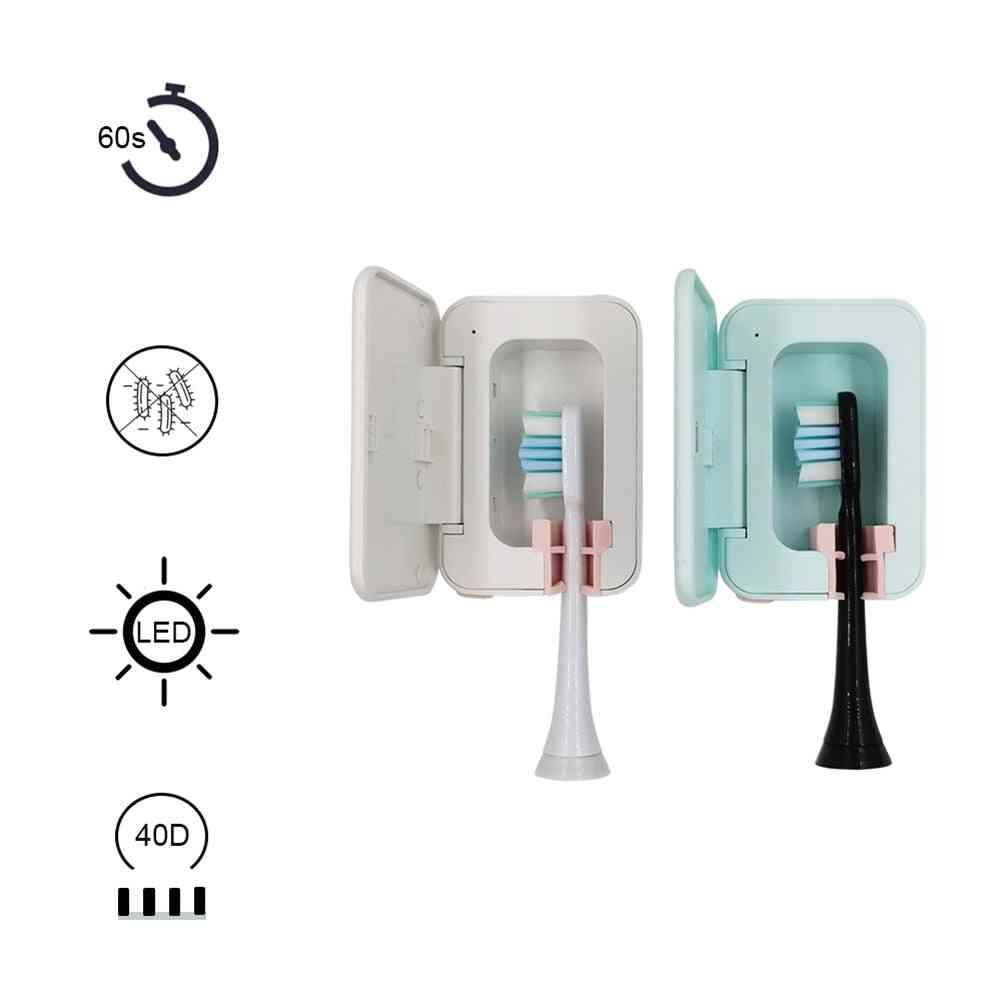 Uvc-led ultraviolet tandenborstelhouder, automatische sterilisator, tandpasta dispenser knijper