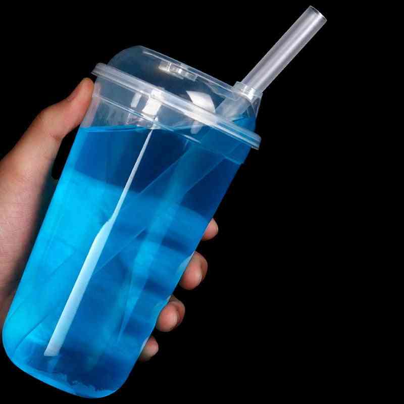 Culori mixte- plastic de unică folosință pentru băutură, paie pentru băuturi