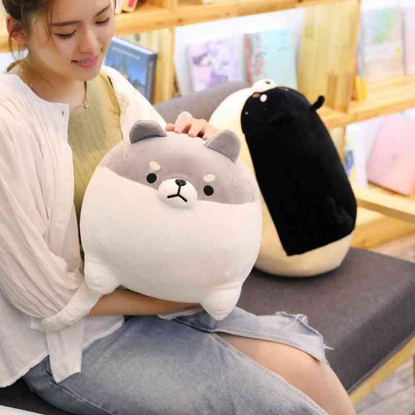 Cute Shiba Inu Dog, Plush Stuffed Soft Animal, Corgi Chai Pillow