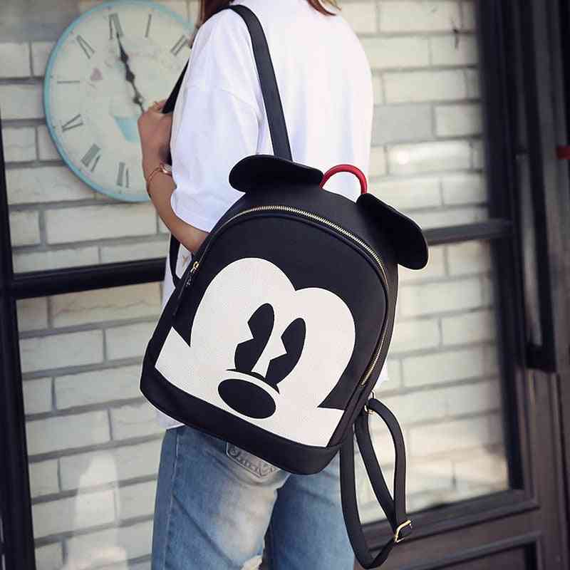 Men Women Leisure Bag Shoulder, Mickey Mouse Backpack
