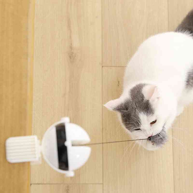 Bola de elevación automática eléctrica para gatos, rompecabezas interactivo, teaser para mascotas