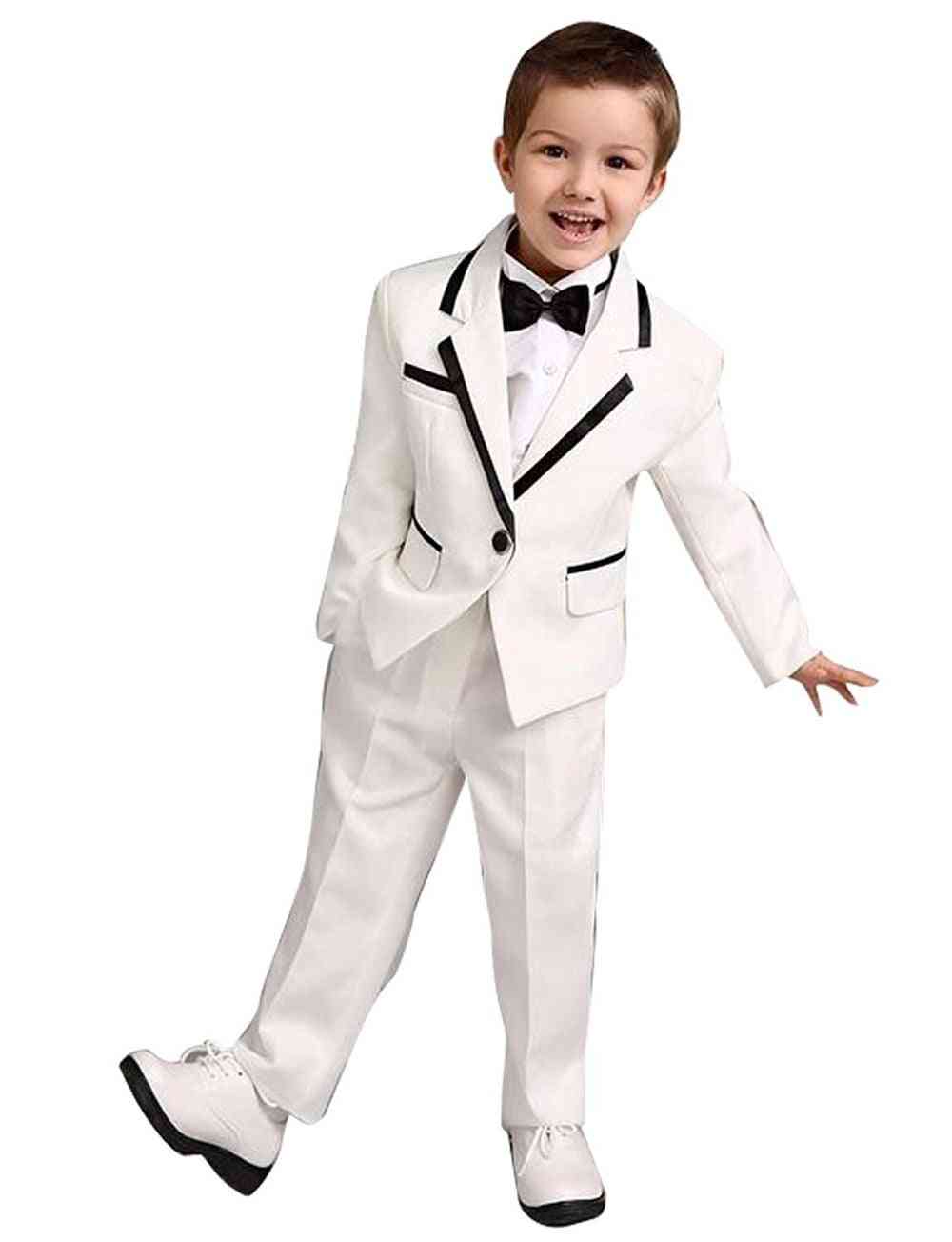 One Button, Lapel Tuxedos Suits For Boy's Set-2
