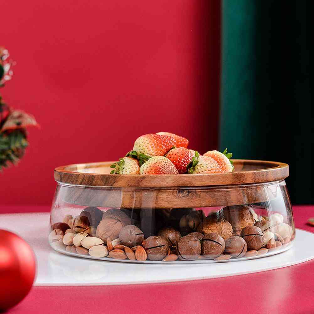 Creative Glass Nuts And Dry Fruits, Storage Box Container