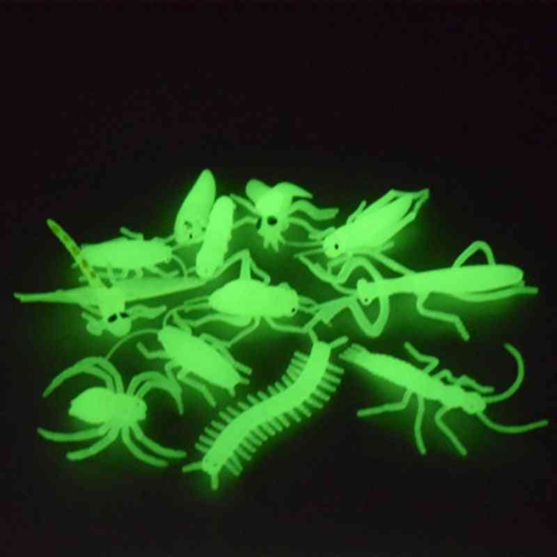 Soft Spider Insect Night Glow Worms Halloween Toy