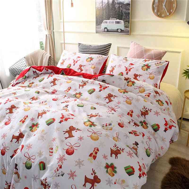 Bed Duvet Cover & Pillowcase Bedding Set For