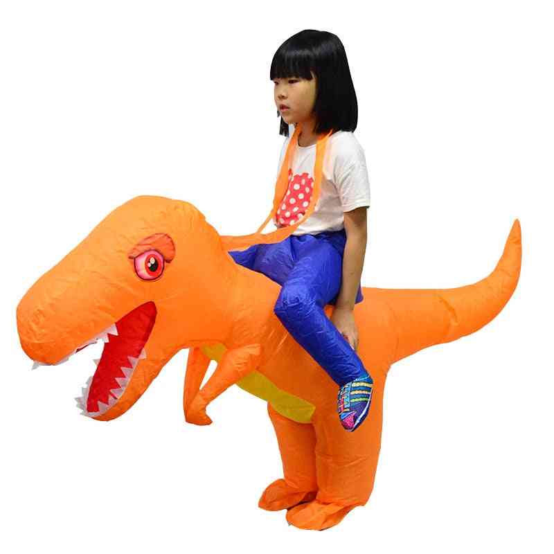 Dinosaurus, t-rex-puku, halloween-ratsastusasu