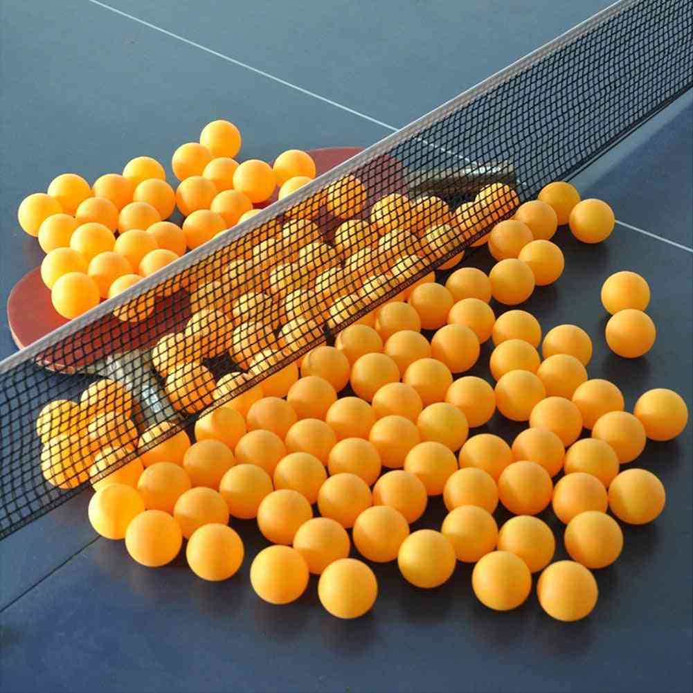 Balle de ping-pong de pratique jaune blanc