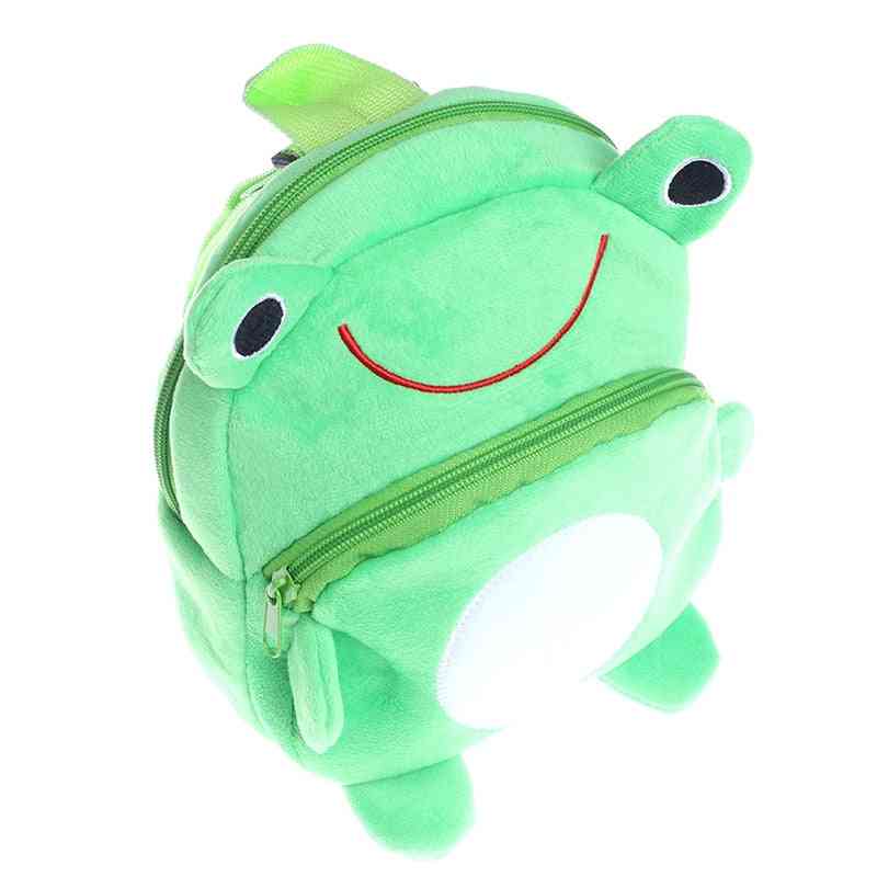 Mini kreslená žabí školní taška, dětský batoh