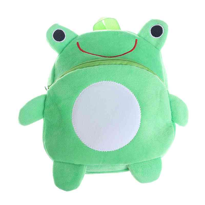Mini-Cartoon-Frosch-Schultasche, Babyrucksack