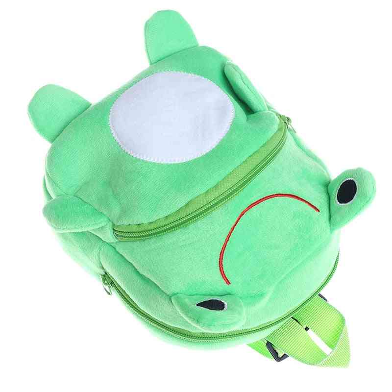 Mini sac d'école de grenouille de bande dessinée, sac à dos de bébé