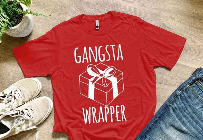 Gangsta wrapper - t-shirts voor mannen