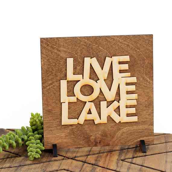 živé lásky jezero - dřevo znamení