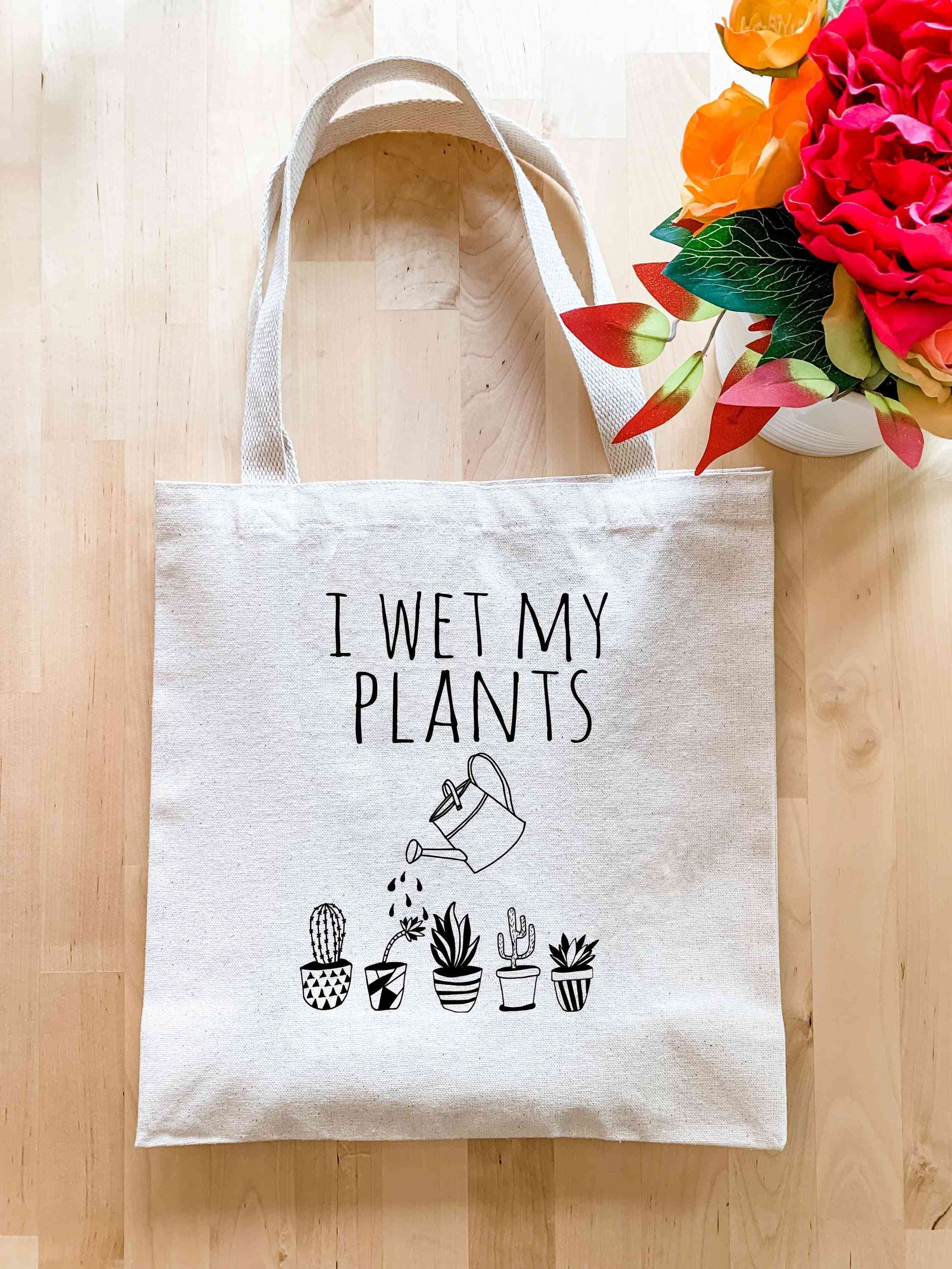 намокрих си растенията - чанта