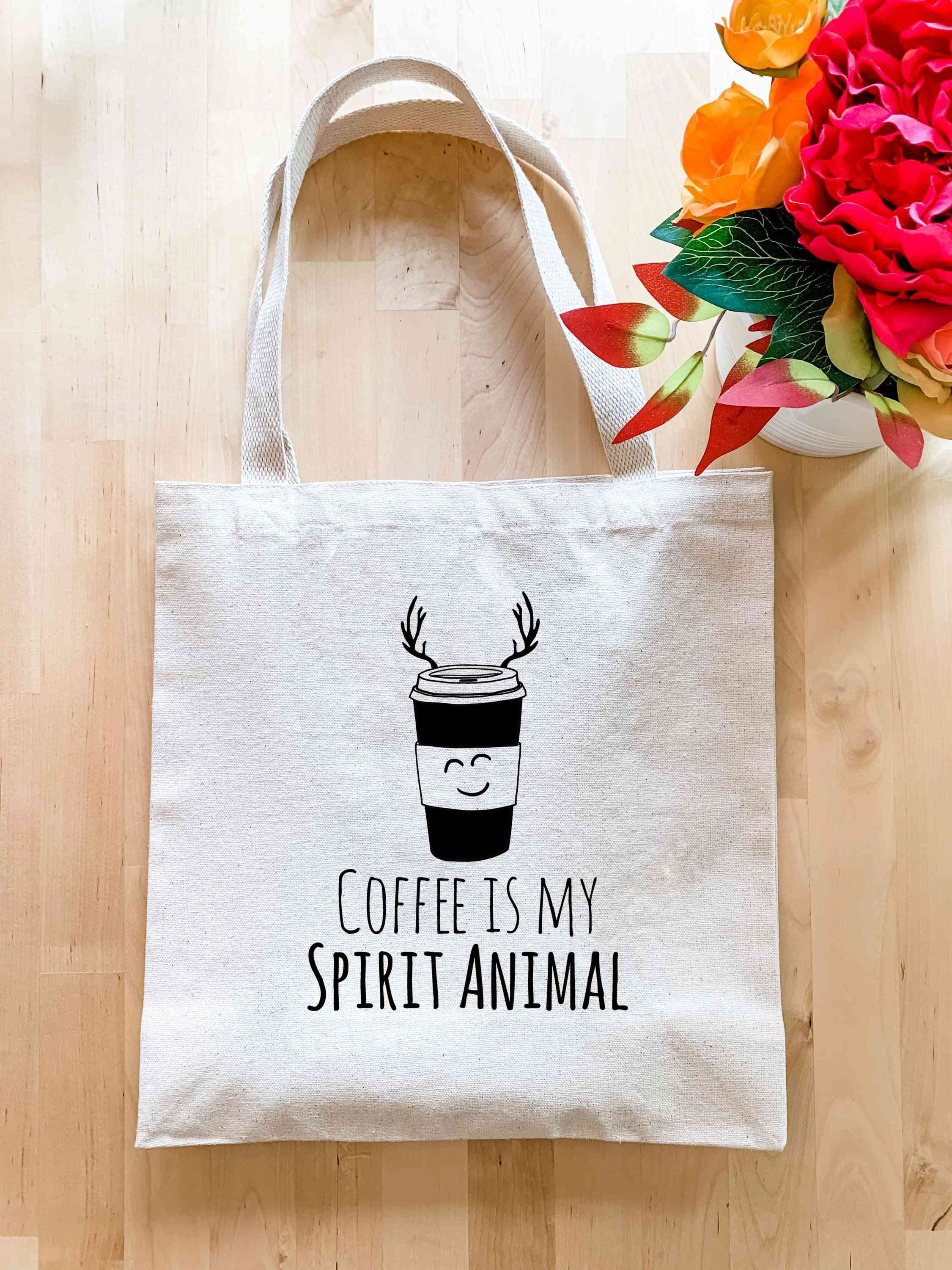 El café es mi espíritu animal - bolsa de tela