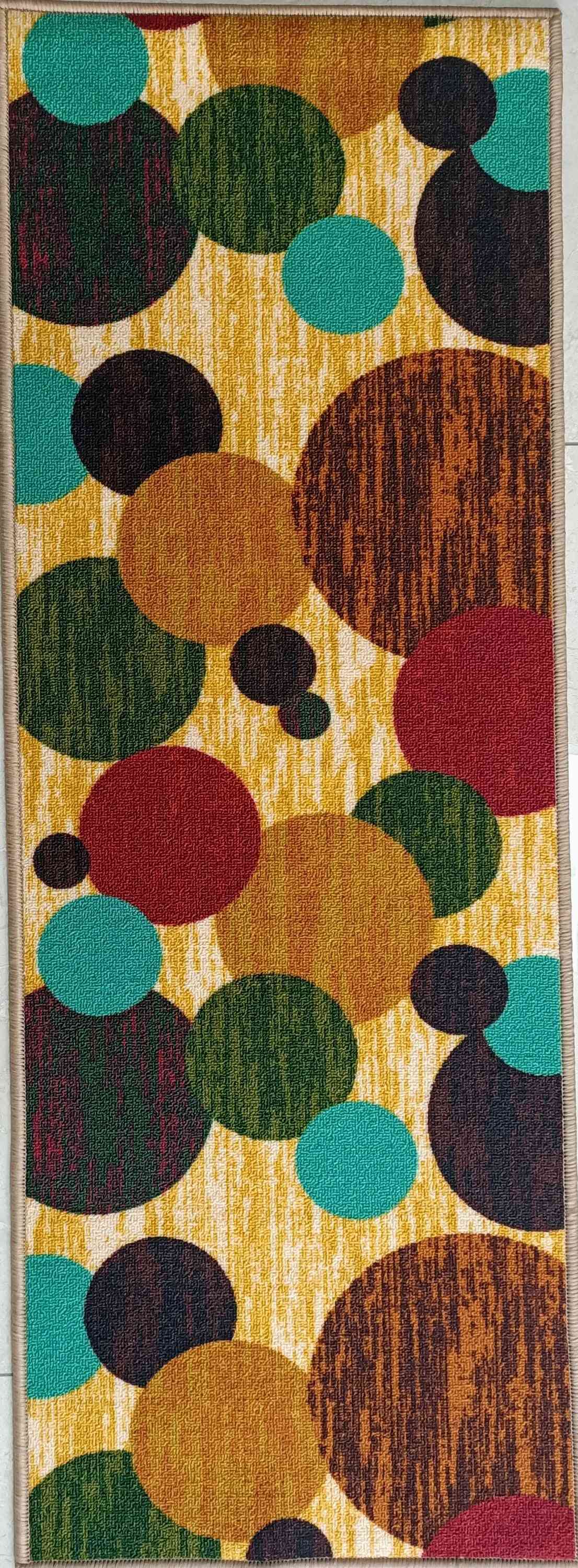 Bubbles Style Polyester, Anti-slip Small Carpet / Rug
