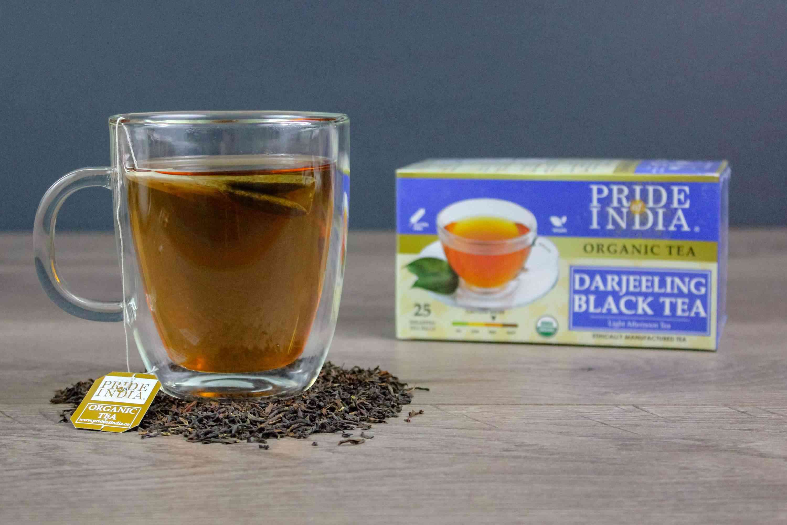 Organický darjeeling odpolední černé čajové sáčky