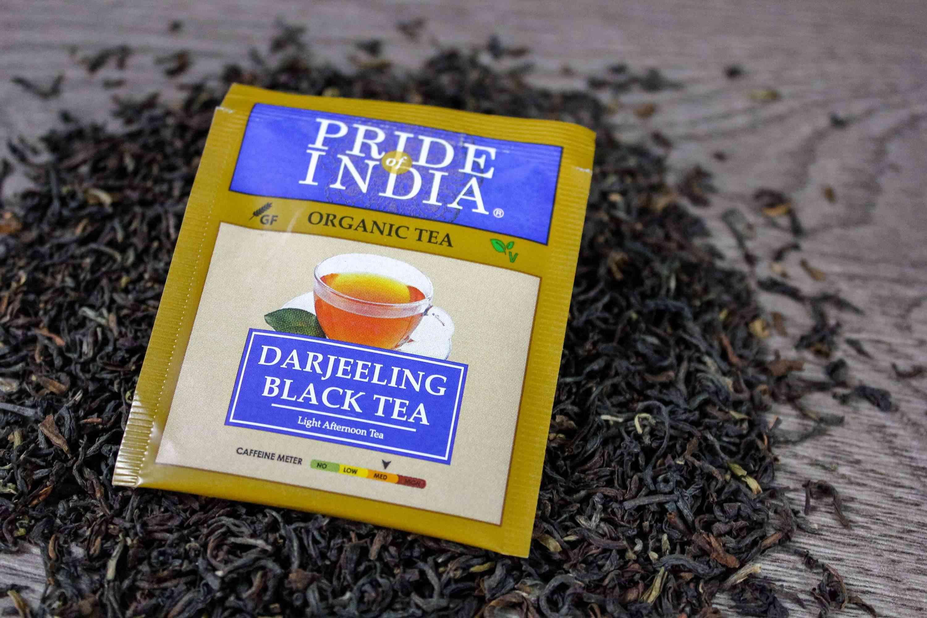 Organický darjeeling odpolední černé čajové sáčky