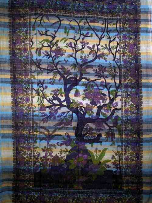 Heavenly Tree Of Life Tapestries With Gorgeous Floral Designs