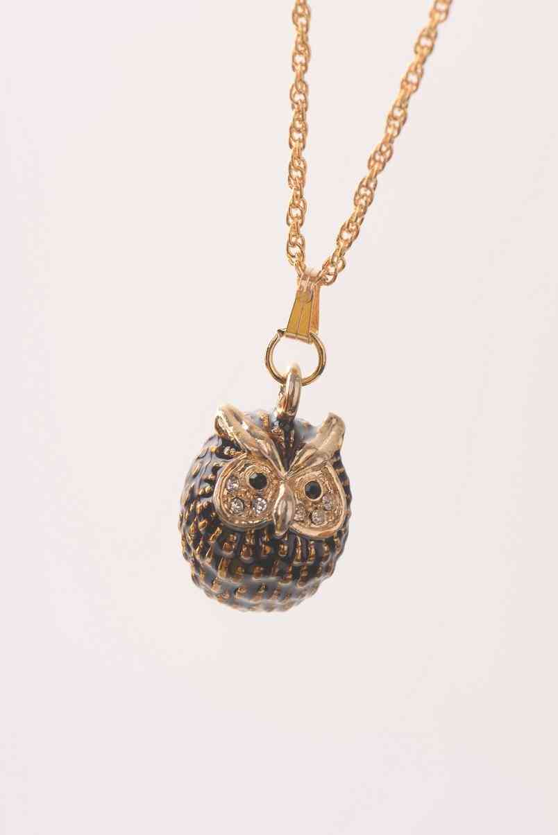 Owl Charm - Pendant Necklace
