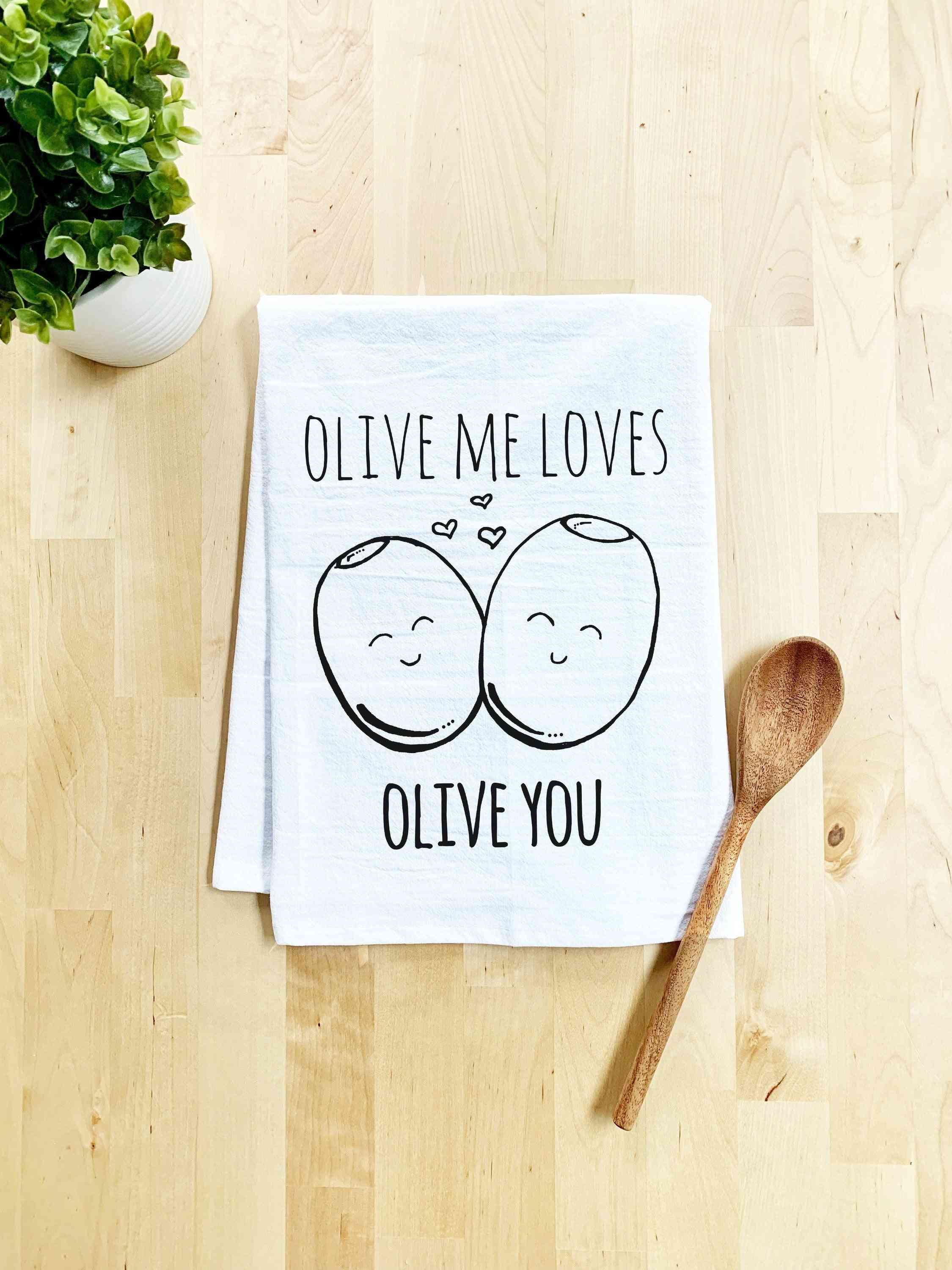 Olive Me Loves-dish Towel