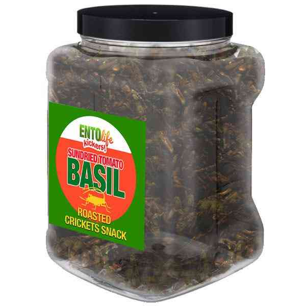 Sun Dried Tomato Basil Flavored Cricket Snack